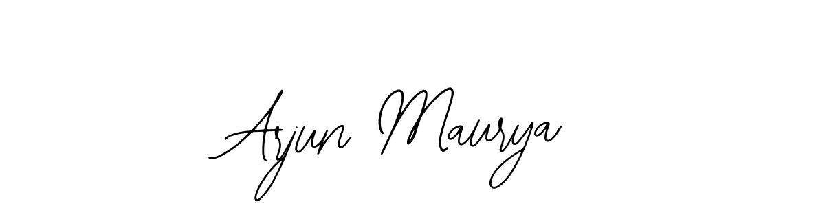 Design your own signature with our free online signature maker. With this signature software, you can create a handwritten (Bearetta-2O07w) signature for name Arjun Maurya. Arjun Maurya signature style 12 images and pictures png
