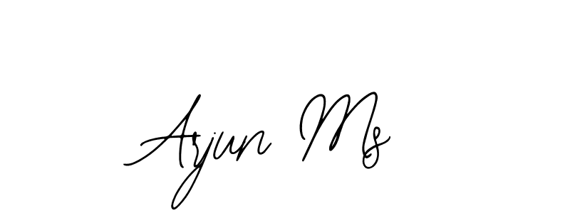 How to make Arjun Ms name signature. Use Bearetta-2O07w style for creating short signs online. This is the latest handwritten sign. Arjun Ms signature style 12 images and pictures png