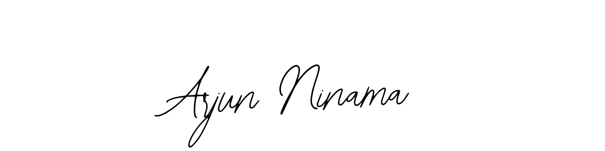 Also You can easily find your signature by using the search form. We will create Arjun Ninama name handwritten signature images for you free of cost using Bearetta-2O07w sign style. Arjun Ninama signature style 12 images and pictures png