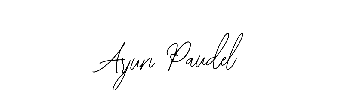 Arjun Paudel stylish signature style. Best Handwritten Sign (Bearetta-2O07w) for my name. Handwritten Signature Collection Ideas for my name Arjun Paudel. Arjun Paudel signature style 12 images and pictures png