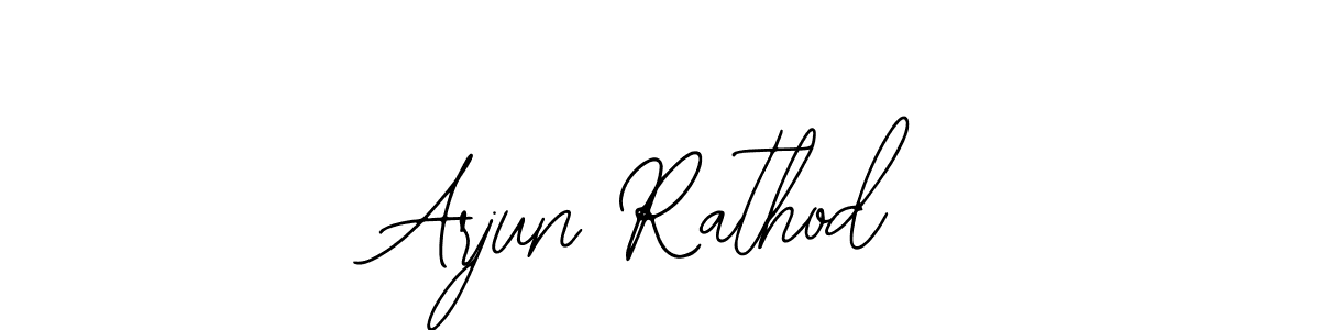 You should practise on your own different ways (Bearetta-2O07w) to write your name (Arjun Rathod) in signature. don't let someone else do it for you. Arjun Rathod signature style 12 images and pictures png