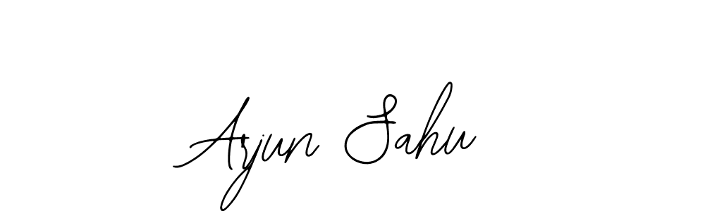 Use a signature maker to create a handwritten signature online. With this signature software, you can design (Bearetta-2O07w) your own signature for name Arjun Sahu. Arjun Sahu signature style 12 images and pictures png