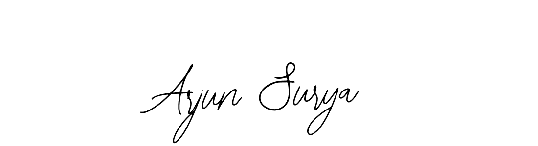 Also You can easily find your signature by using the search form. We will create Arjun Surya name handwritten signature images for you free of cost using Bearetta-2O07w sign style. Arjun Surya signature style 12 images and pictures png