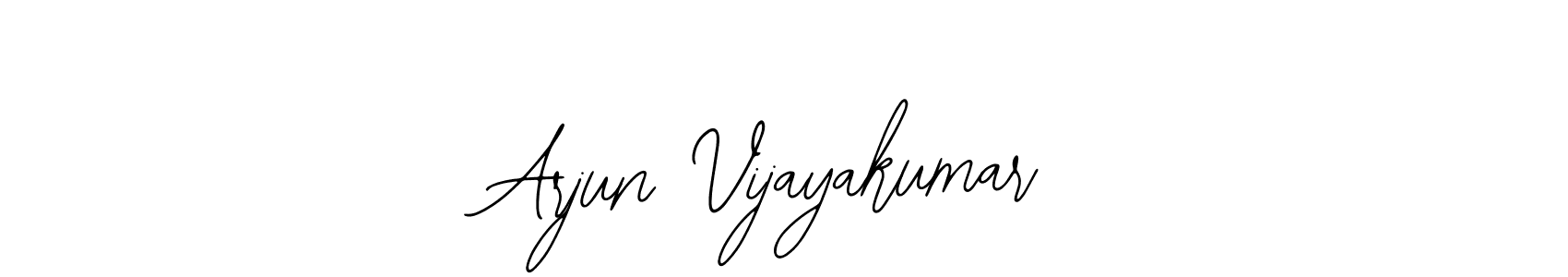 How to make Arjun Vijayakumar name signature. Use Bearetta-2O07w style for creating short signs online. This is the latest handwritten sign. Arjun Vijayakumar signature style 12 images and pictures png
