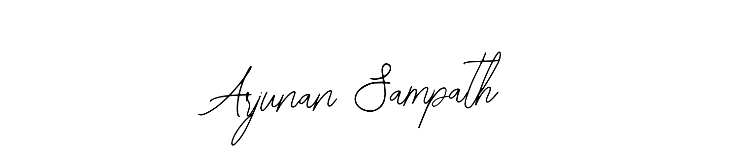 The best way (Bearetta-2O07w) to make a short signature is to pick only two or three words in your name. The name Arjunan Sampath include a total of six letters. For converting this name. Arjunan Sampath signature style 12 images and pictures png