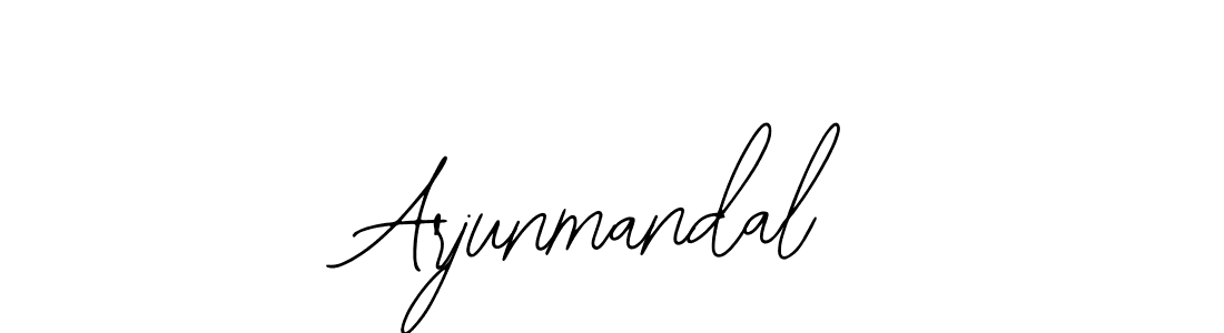 How to make Arjunmandal signature? Bearetta-2O07w is a professional autograph style. Create handwritten signature for Arjunmandal name. Arjunmandal signature style 12 images and pictures png