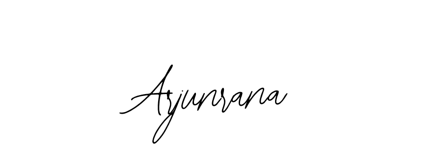 Bearetta-2O07w is a professional signature style that is perfect for those who want to add a touch of class to their signature. It is also a great choice for those who want to make their signature more unique. Get Arjunrana name to fancy signature for free. Arjunrana signature style 12 images and pictures png