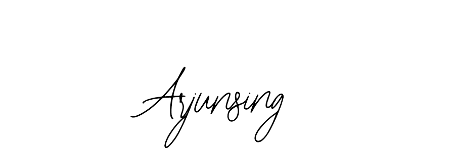 Use a signature maker to create a handwritten signature online. With this signature software, you can design (Bearetta-2O07w) your own signature for name Arjunsing. Arjunsing signature style 12 images and pictures png