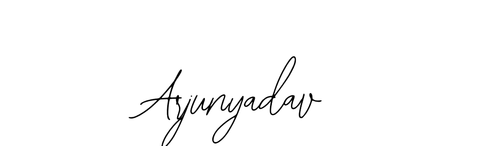 Use a signature maker to create a handwritten signature online. With this signature software, you can design (Bearetta-2O07w) your own signature for name Arjunyadav. Arjunyadav signature style 12 images and pictures png