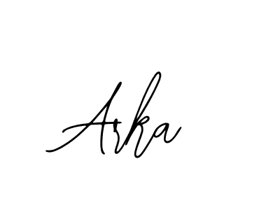 How to make Arka signature? Bearetta-2O07w is a professional autograph style. Create handwritten signature for Arka name. Arka signature style 12 images and pictures png