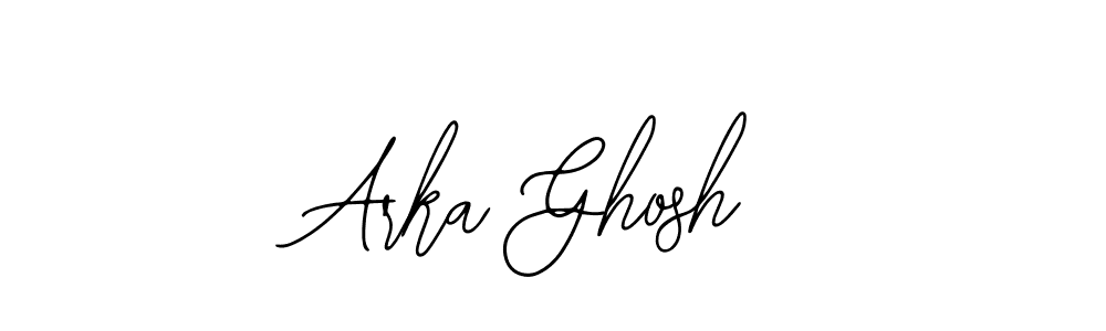 Arka Ghosh stylish signature style. Best Handwritten Sign (Bearetta-2O07w) for my name. Handwritten Signature Collection Ideas for my name Arka Ghosh. Arka Ghosh signature style 12 images and pictures png