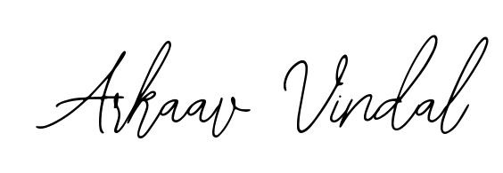 Master the art of signing with Arkaav Vindal written in fluent Bearetta-2O07w script. A great template to practice and refine your handwriting. Arkaav Vindal signature style 12 images and pictures png