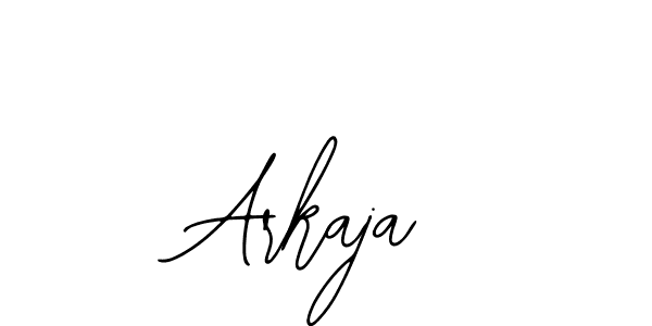 if you are searching for the best signature style for your name Arkaja. so please give up your signature search. here we have designed multiple signature styles  using Bearetta-2O07w. Arkaja signature style 12 images and pictures png