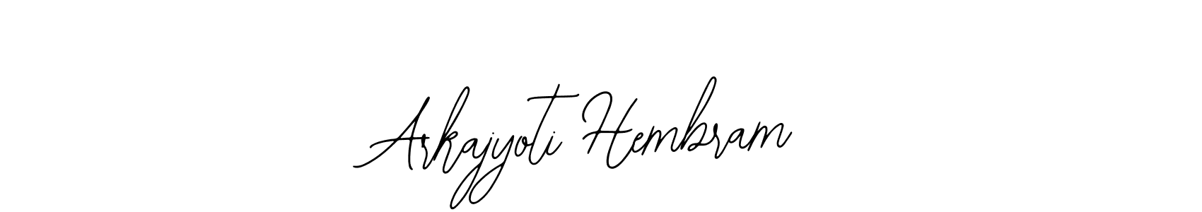 if you are searching for the best signature style for your name Arkajyoti Hembram. so please give up your signature search. here we have designed multiple signature styles  using Bearetta-2O07w. Arkajyoti Hembram signature style 12 images and pictures png