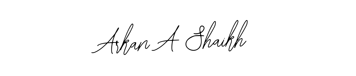 if you are searching for the best signature style for your name Arkan A Shaikh. so please give up your signature search. here we have designed multiple signature styles  using Bearetta-2O07w. Arkan A Shaikh signature style 12 images and pictures png