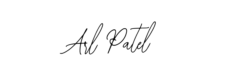 Arl Patel stylish signature style. Best Handwritten Sign (Bearetta-2O07w) for my name. Handwritten Signature Collection Ideas for my name Arl Patel. Arl Patel signature style 12 images and pictures png