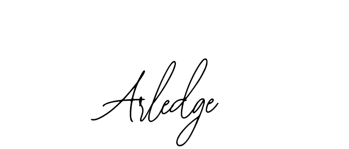 How to make Arledge name signature. Use Bearetta-2O07w style for creating short signs online. This is the latest handwritten sign. Arledge signature style 12 images and pictures png