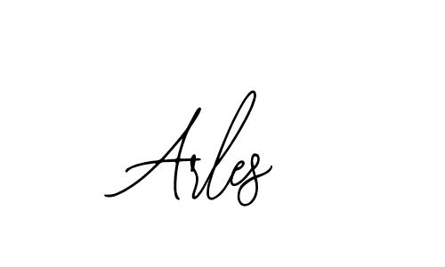 Use a signature maker to create a handwritten signature online. With this signature software, you can design (Bearetta-2O07w) your own signature for name Arles. Arles signature style 12 images and pictures png