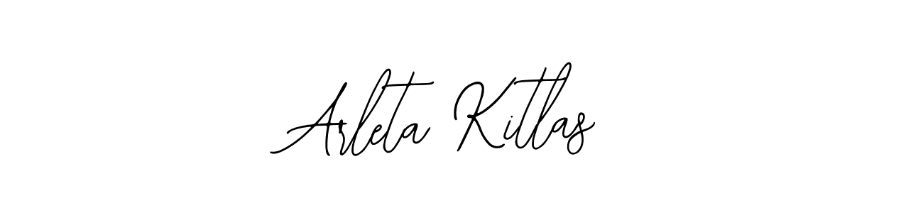 Use a signature maker to create a handwritten signature online. With this signature software, you can design (Bearetta-2O07w) your own signature for name Arleta Kitlas. Arleta Kitlas signature style 12 images and pictures png