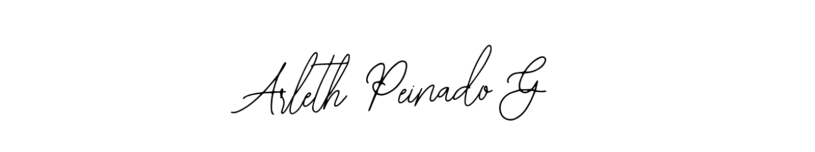 Make a short Arleth Peinado G signature style. Manage your documents anywhere anytime using Bearetta-2O07w. Create and add eSignatures, submit forms, share and send files easily. Arleth Peinado G signature style 12 images and pictures png