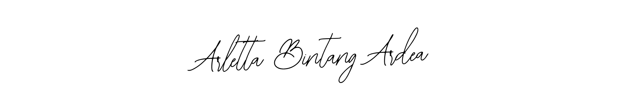 Make a short Arletta Bintang Ardea signature style. Manage your documents anywhere anytime using Bearetta-2O07w. Create and add eSignatures, submit forms, share and send files easily. Arletta Bintang Ardea signature style 12 images and pictures png