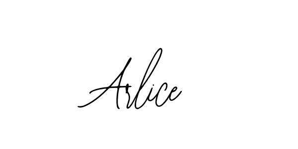 Design your own signature with our free online signature maker. With this signature software, you can create a handwritten (Bearetta-2O07w) signature for name Arlice. Arlice signature style 12 images and pictures png