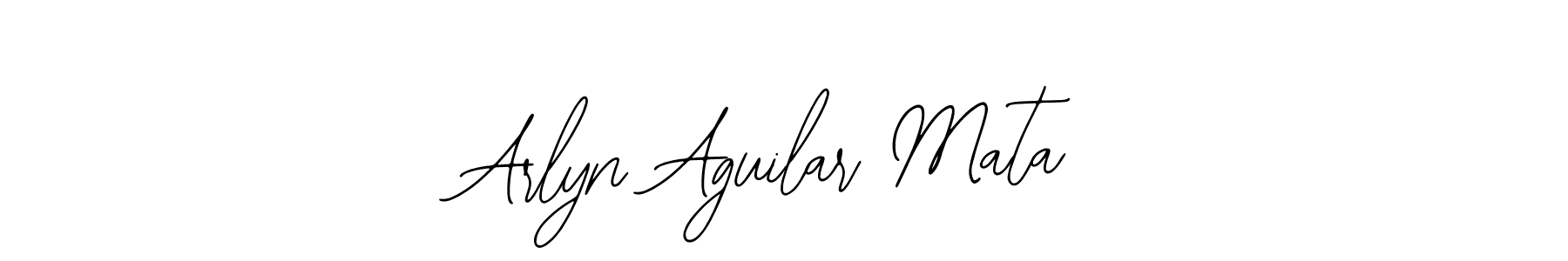 Make a beautiful signature design for name Arlyn Aguilar Mata. Use this online signature maker to create a handwritten signature for free. Arlyn Aguilar Mata signature style 12 images and pictures png