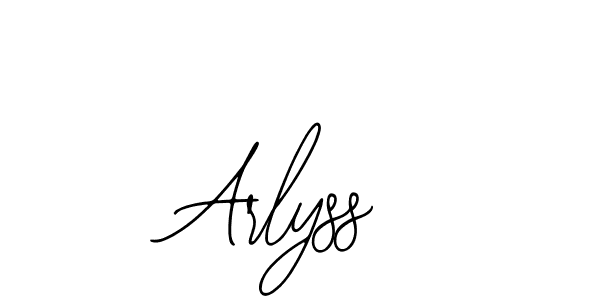 Use a signature maker to create a handwritten signature online. With this signature software, you can design (Bearetta-2O07w) your own signature for name Arlyss. Arlyss signature style 12 images and pictures png