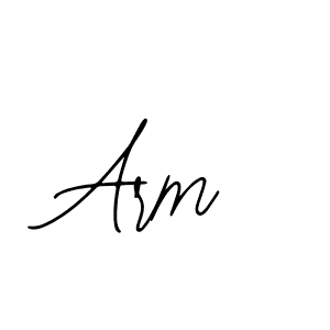 Design your own signature with our free online signature maker. With this signature software, you can create a handwritten (Bearetta-2O07w) signature for name Arm. Arm signature style 12 images and pictures png