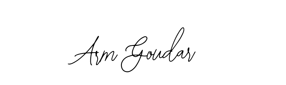 You should practise on your own different ways (Bearetta-2O07w) to write your name (Arm Goudar) in signature. don't let someone else do it for you. Arm Goudar signature style 12 images and pictures png