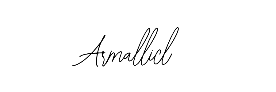 Use a signature maker to create a handwritten signature online. With this signature software, you can design (Bearetta-2O07w) your own signature for name Armallicl. Armallicl signature style 12 images and pictures png