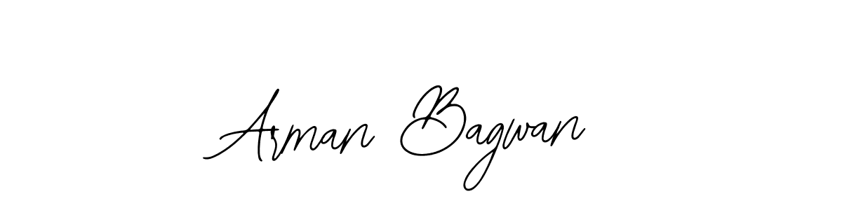 Arman Bagwan stylish signature style. Best Handwritten Sign (Bearetta-2O07w) for my name. Handwritten Signature Collection Ideas for my name Arman Bagwan. Arman Bagwan signature style 12 images and pictures png