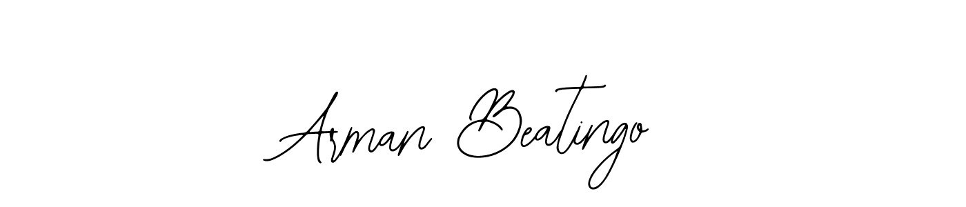 Also You can easily find your signature by using the search form. We will create Arman Beatingo name handwritten signature images for you free of cost using Bearetta-2O07w sign style. Arman Beatingo signature style 12 images and pictures png