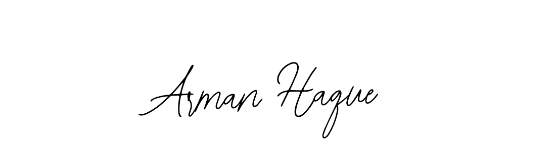 You should practise on your own different ways (Bearetta-2O07w) to write your name (Arman Haque) in signature. don't let someone else do it for you. Arman Haque signature style 12 images and pictures png