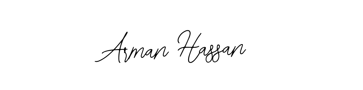 The best way (Bearetta-2O07w) to make a short signature is to pick only two or three words in your name. The name Arman Hassan include a total of six letters. For converting this name. Arman Hassan signature style 12 images and pictures png