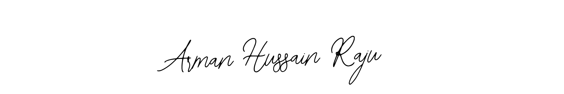 Use a signature maker to create a handwritten signature online. With this signature software, you can design (Bearetta-2O07w) your own signature for name Arman Hussain Raju. Arman Hussain Raju signature style 12 images and pictures png