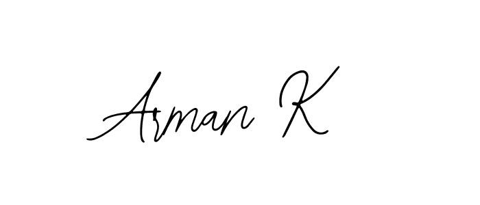 Make a beautiful signature design for name Arman K. Use this online signature maker to create a handwritten signature for free. Arman K signature style 12 images and pictures png