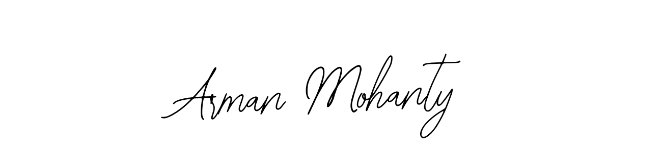 The best way (Bearetta-2O07w) to make a short signature is to pick only two or three words in your name. The name Arman Mohanty include a total of six letters. For converting this name. Arman Mohanty signature style 12 images and pictures png