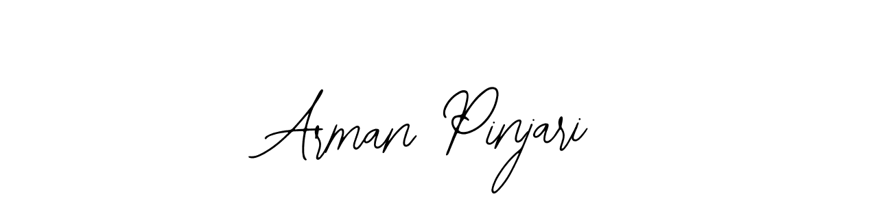 Arman Pinjari stylish signature style. Best Handwritten Sign (Bearetta-2O07w) for my name. Handwritten Signature Collection Ideas for my name Arman Pinjari. Arman Pinjari signature style 12 images and pictures png