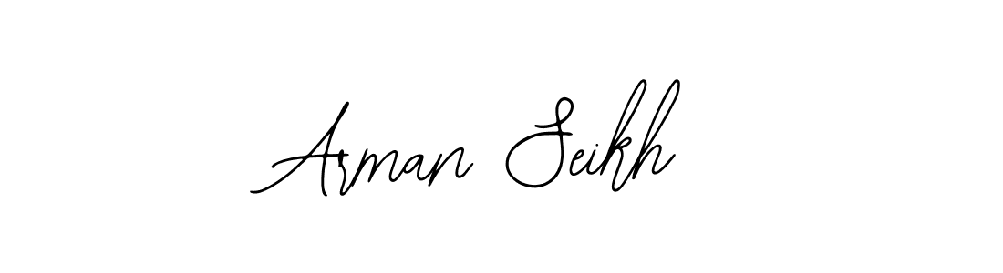 Create a beautiful signature design for name Arman Seikh. With this signature (Bearetta-2O07w) fonts, you can make a handwritten signature for free. Arman Seikh signature style 12 images and pictures png