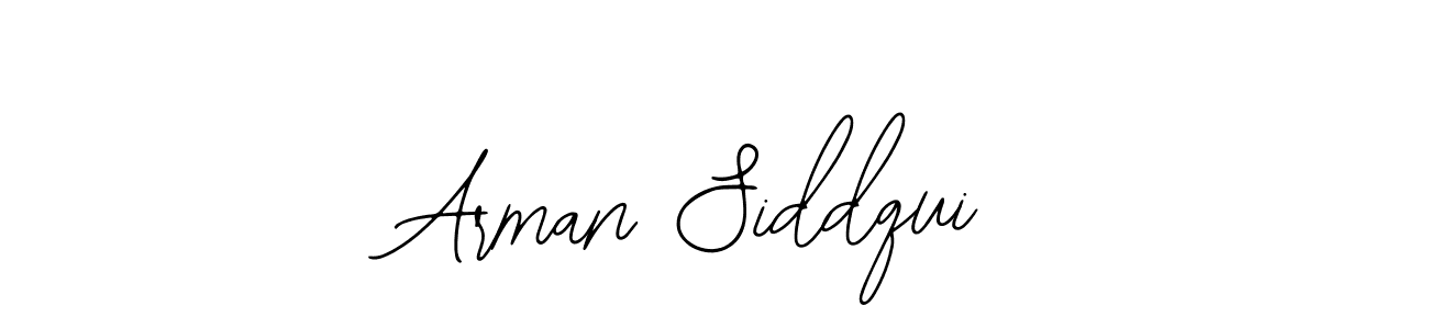 Arman Siddqui stylish signature style. Best Handwritten Sign (Bearetta-2O07w) for my name. Handwritten Signature Collection Ideas for my name Arman Siddqui. Arman Siddqui signature style 12 images and pictures png