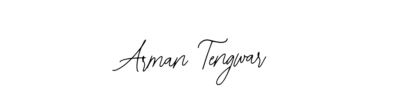 How to make Arman Tengwar name signature. Use Bearetta-2O07w style for creating short signs online. This is the latest handwritten sign. Arman Tengwar signature style 12 images and pictures png