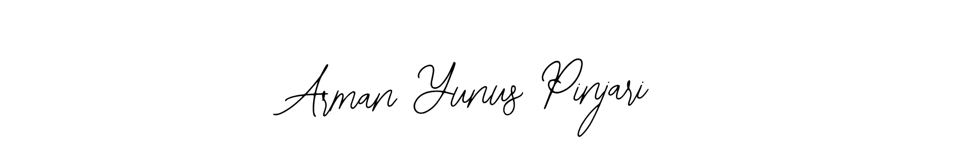 Make a beautiful signature design for name Arman Yunus Pinjari. Use this online signature maker to create a handwritten signature for free. Arman Yunus Pinjari signature style 12 images and pictures png