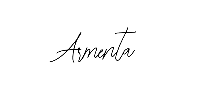 Also we have Armenta name is the best signature style. Create professional handwritten signature collection using Bearetta-2O07w autograph style. Armenta signature style 12 images and pictures png