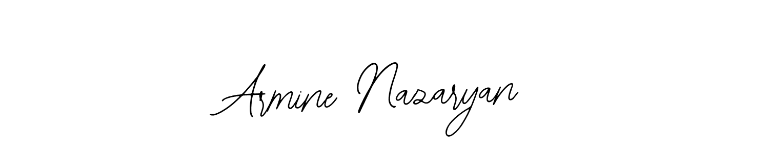 How to make Armine Nazaryan signature? Bearetta-2O07w is a professional autograph style. Create handwritten signature for Armine Nazaryan name. Armine Nazaryan signature style 12 images and pictures png