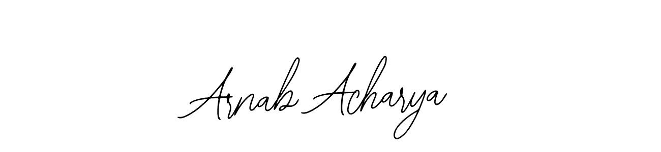 Make a short Arnab Acharya signature style. Manage your documents anywhere anytime using Bearetta-2O07w. Create and add eSignatures, submit forms, share and send files easily. Arnab Acharya signature style 12 images and pictures png