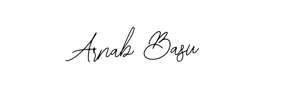 Use a signature maker to create a handwritten signature online. With this signature software, you can design (Bearetta-2O07w) your own signature for name Arnab Basu. Arnab Basu signature style 12 images and pictures png