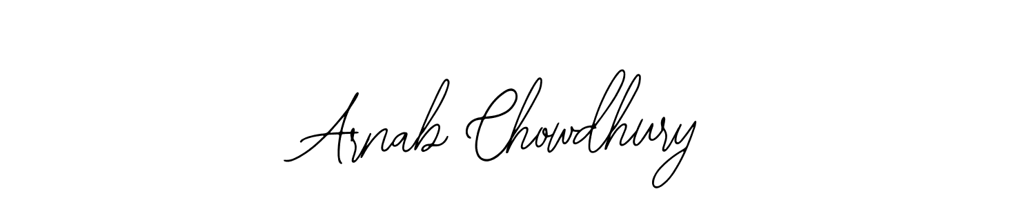 Bearetta-2O07w is a professional signature style that is perfect for those who want to add a touch of class to their signature. It is also a great choice for those who want to make their signature more unique. Get Arnab Chowdhury name to fancy signature for free. Arnab Chowdhury signature style 12 images and pictures png