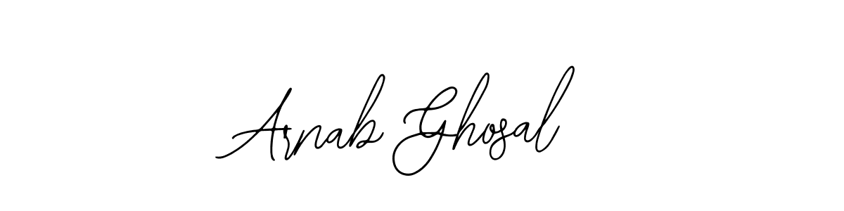Use a signature maker to create a handwritten signature online. With this signature software, you can design (Bearetta-2O07w) your own signature for name Arnab Ghosal. Arnab Ghosal signature style 12 images and pictures png