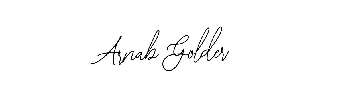 How to make Arnab Golder name signature. Use Bearetta-2O07w style for creating short signs online. This is the latest handwritten sign. Arnab Golder signature style 12 images and pictures png
